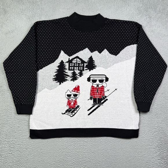Karl Lagerfeld Paris Ski sweater - Picture 2 of 4